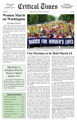 Women March on Washington