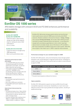 EonStor DS 1000 series