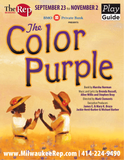 The Color Purple - Milwaukee Repertory Theater