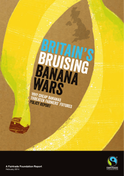 Britain`s Bruising Banana Wars