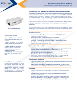 Data Sheet - Connectronics