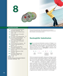 Nucleophilic Substitution