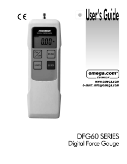 dfg60 series - OMEGA Engineering