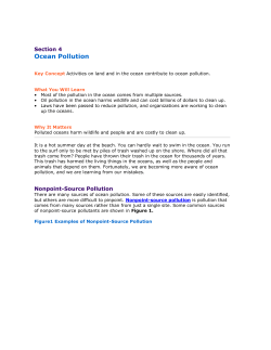 Section 4 Ocean Pollution