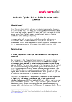 Aid poll summary pdf
