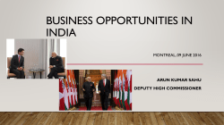 India Canada trade opportunity