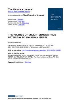 Politics of Enlightenment