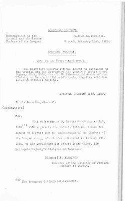 j&Acirc;GlE of katiojis. Communicated to the G .39 23 &bdquo; 1929 aVII0 Council