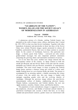 N. Tohidi - Khazar University Institutional Repository