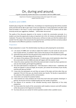 On, during and around.