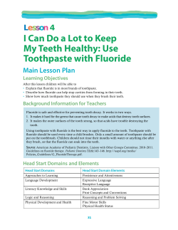 I Can Do a Lot to Keep My Teeth Healthy: Use Toothpaste with
