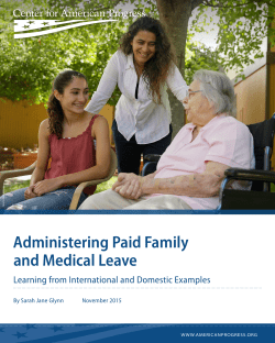 Administering Paid Family and Medical Leave
