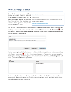 OverDrive Sign In Error