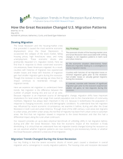 How the Great Recession Changed US Migration Patterns