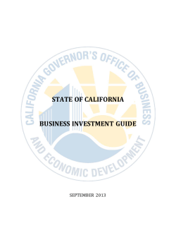 state of california business investment guide