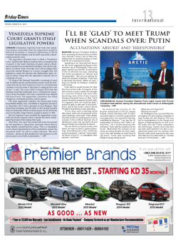 I`ll bE `GlAd` tO MEEt TRUMP whEN ScANdAlS OvER