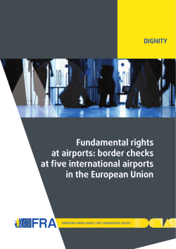 Fundamental rights at airports: border checks at five international