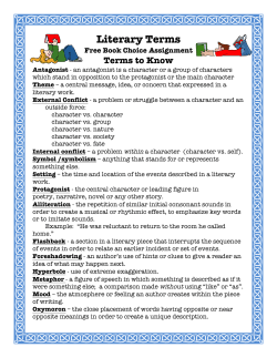 assignment guidelines and required vocabulary.