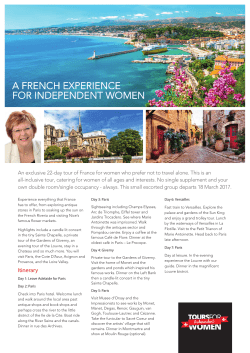 france france - Tours for Independent Thinking Women