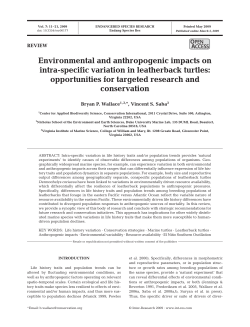 Environmental and anthropogenic impacts on intra