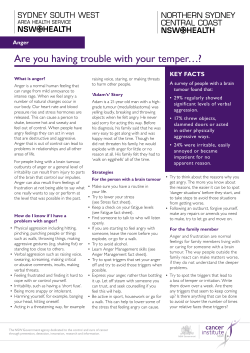 Are you having trouble with your temper&hellip;?