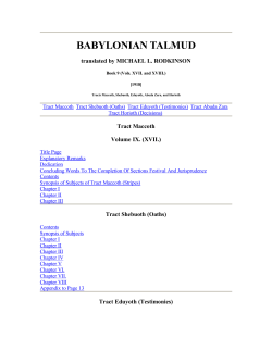 babylonian talmud - Swartzentrover.com