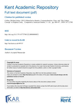 Kent Academic Repository