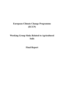 Agricultural Soils - Final Report - European Commission