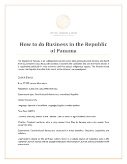 How to do Business in the Republic of Panama