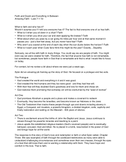 Faith and Doubt and Everything in Between Amazing Faith