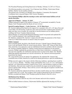 The Wauchula Planning and Zoning Board met