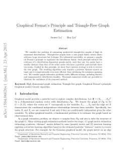 Graphical Fermat`s Principle and Triangle-Free