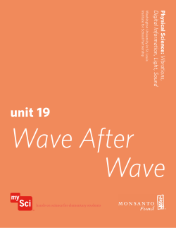 Unit 19 Wave After Wave - Institute for School Partnership