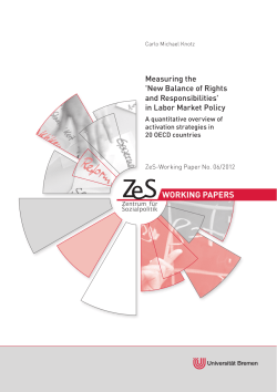 Measuring the `New Balance of Rights and Responsibilities` in Labor