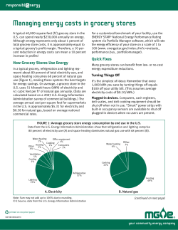 Managing Energy Costs in Grocery Stores