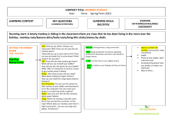 MONKEY PUZZLE!! - Beacon View Primary Academy
