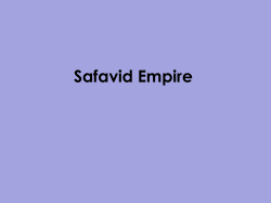Safavid and Mughal PPT
