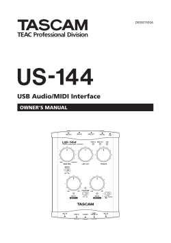 US-144 - Tascam