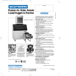 Modular Air, Water, Remote Cooled Nugget Ice Machine