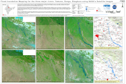 Flood Inundation Mapping for the three major rivers: Yamuna