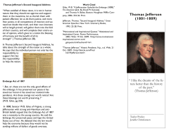 Thomas Jefferson (1801-1809)