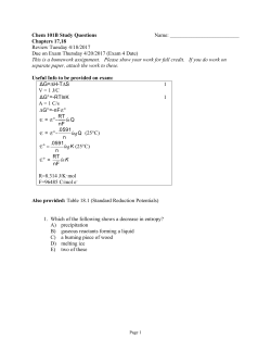Exam 4 Study Questions - Porterville College Home