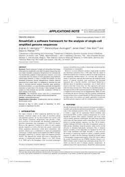 SmashCell: a software framework for the analysis of single