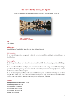 Mini Tour &ndash; Thursday morning, 26th May 2011