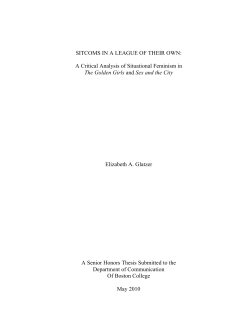 Sitcoms in a League of Their Own