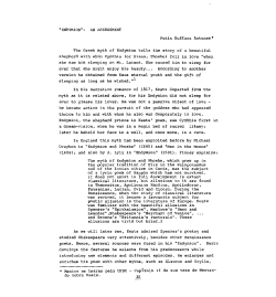 "ENDYMION": AN ASSESSMENT Futin Buffara Antunes* The Greek