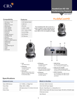HuddleCam 10X Data Sheet