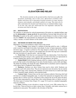 elevation and relief - The Vietnam Center and Archive