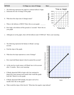 5.3 slope as a rate of change worksheet