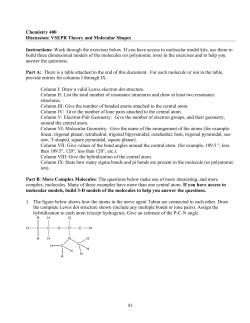 06-11. Disc- VSEPR Theory and Molecular Shapes